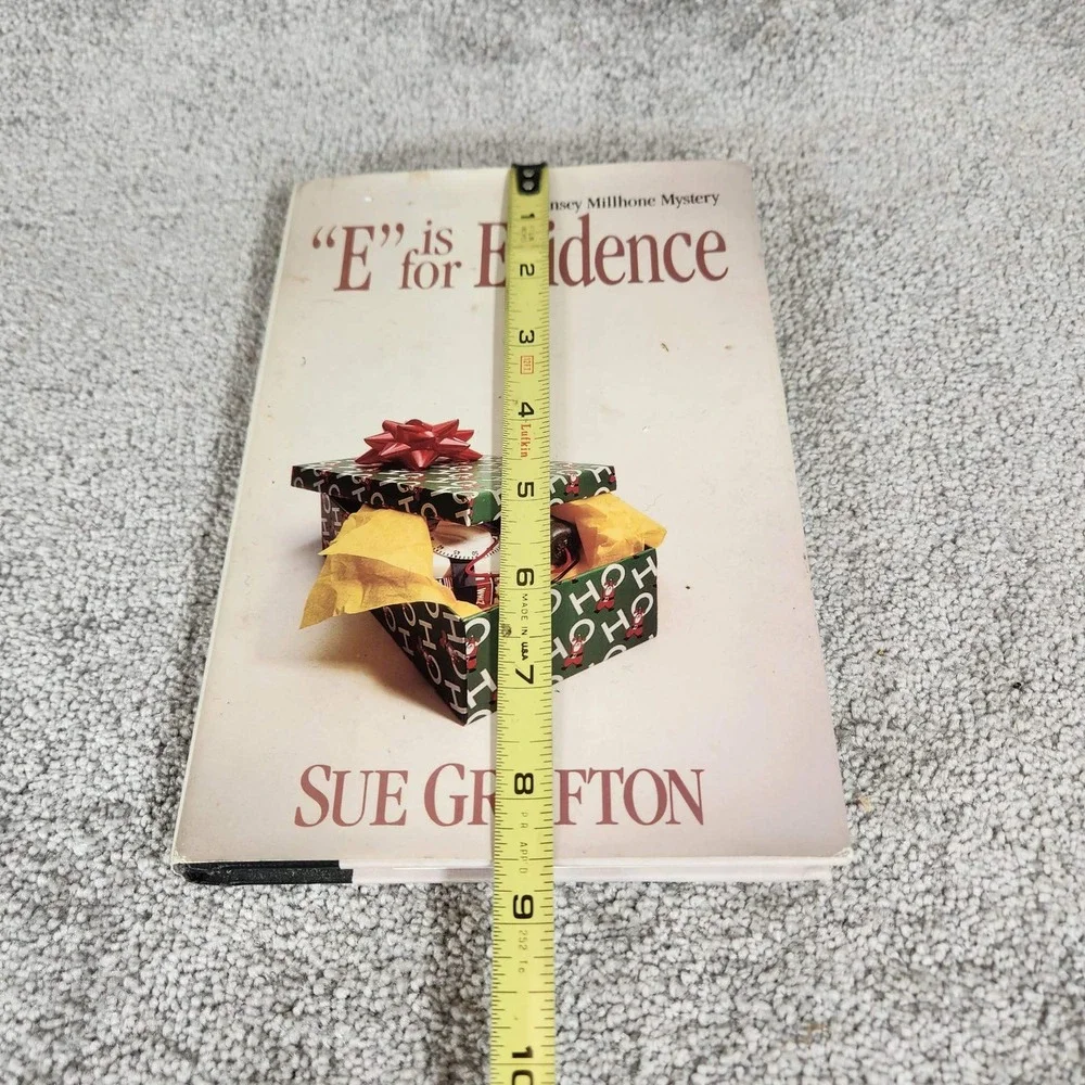Sue Grafton E is for Evidence Mystery Hardcover Book 1988‎ Kinsey Millhone